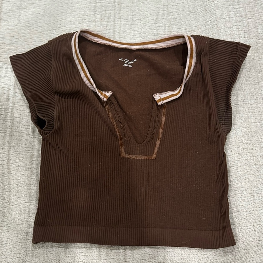 Urban outfitters go for gold top brown